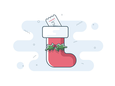 Dribbble invite dribbble happy new year illustration invitation invite merry christmas