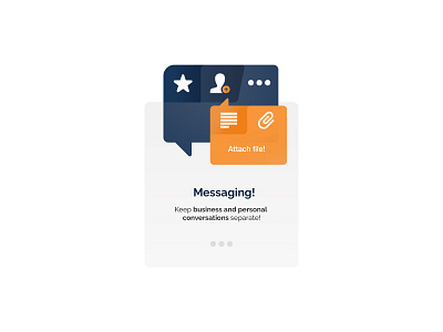 Messaging App Icon application design icon messaging ui ux