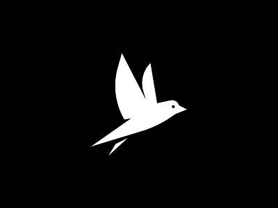 Swallow beak bird branding design identity illustration logo mark swallow