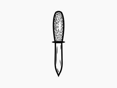 Shucking Knife design florida graphic illustration knife local oyster shucking
