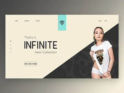 Infinite Web Design bioshock concept design fashion interactive mobile motion ui ux web