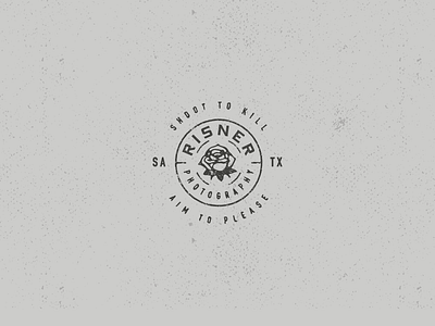 Risner Photo brand emblem icon identity logo mark photography