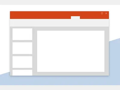 PowerPoint blockframe blockdown blockframe