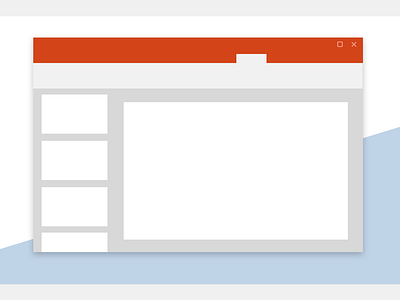 PowerPoint blockframe blockdown blockframe