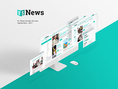 1 Vs News Dribble adobe xd news news reader ui ux website