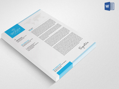 Business Letterhead Templates Psd agency blue business business flyer clean company