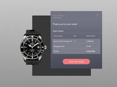 Daily UI #017 - Email Receipt (Version 2) dailyui email receipt ui user interface visual design