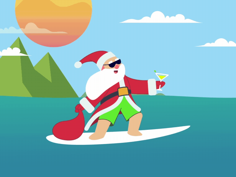 Old man in a red coat ae aftereffects animation character illustartion