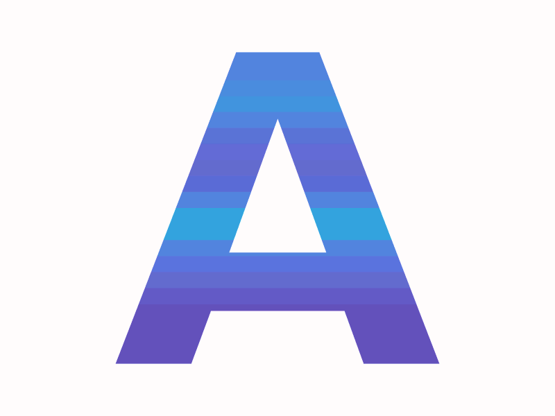 A after effects animation gif letters type