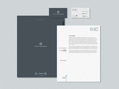 Grupo Los Arcos Identidad identidad logo