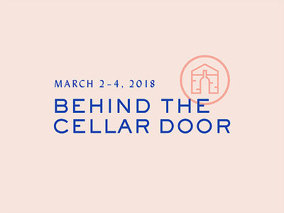 Behind the Cellar Door Reject branding cellar logo wine event