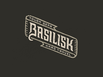 Basilisk Promo Piece banner illustration lettering moto