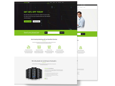 Hosting Pro - Hosting Business Website HTML5 Template business website clean hosting corporate website creative hosting host hosting hosting website premium hosting professional template whmcs. hosting theme