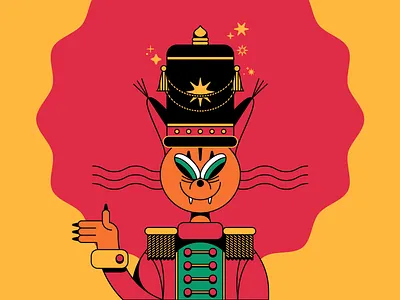 Christmas Cat - 2 2d animal cat christmas design illustration