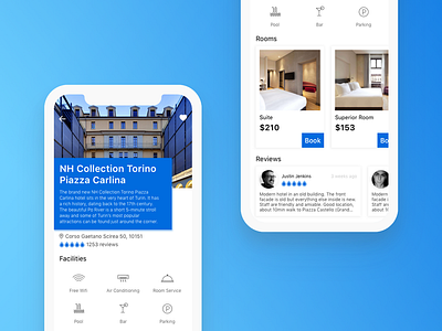 Simple Travel Guide App Part 4 Hotel Book app book guide hotel ios travel ui