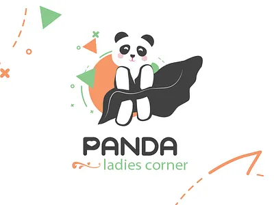 Panda Cafe branding cafe coffee shop ladies logo panda