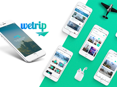 Wetrip App: UX/UI Design app design mobile trip ui ux