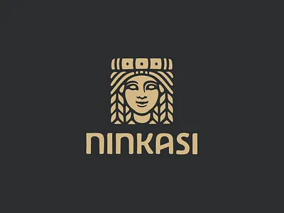 Ninkasi babilon drink goddess logo woman