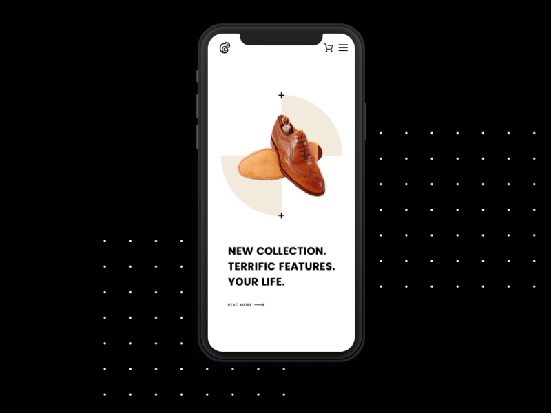 Chameleon | Mobile adaptive animation digital gif iphone x minimal mobile modern product page ui ui interaction ux