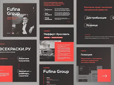 Presentation FCG branding company corporate identity layout presentation printing