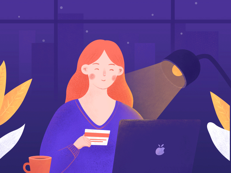 a warm night ( motion picture ) credit card illustration night