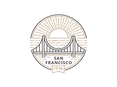 The Golden Gate Bridge in San Francisco bridge sanfrancisco sea sun usa