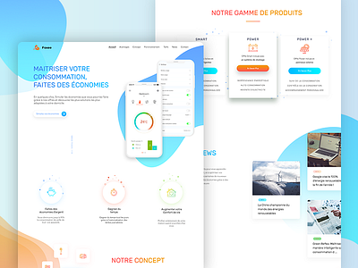 Foxee's landing Page 🦊 design header hero image interface iot landing page ui ux video