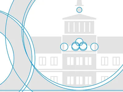 Anniversary of the city (logotype structure) 60th anniversary city geometric geometrical grid logo logotype structure