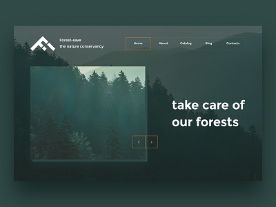 Forest color forest header hero save slider ui