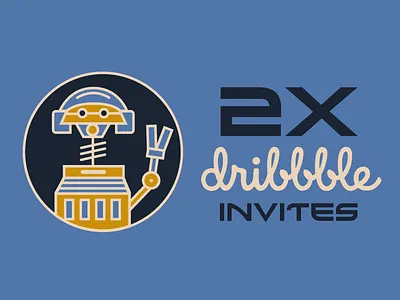 Two Dribbble Invites dribbble invite star wars