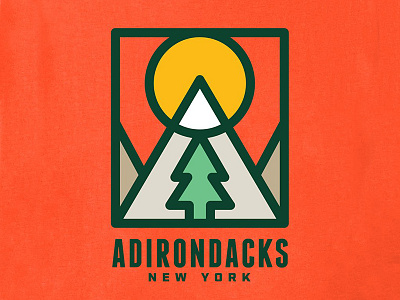 Adirondacks New York adirondack mountains adirondacks adk hiking mountains nature outdoors sun thick lines trees upstate upstate new york