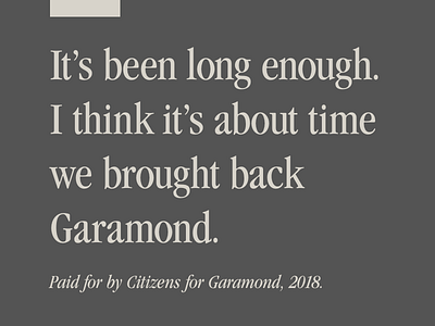 Garamond Dribbble 20171228 garamond typography