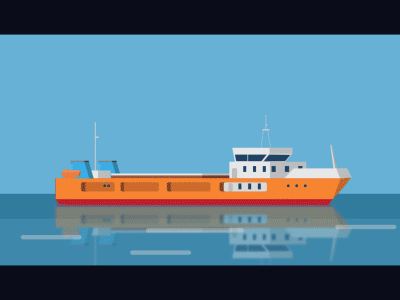 Ships Morphing after effects animation boat cargo fx morphing motion ship transport