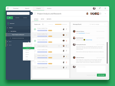 Project Management Platform dashboard management platform task time tracking