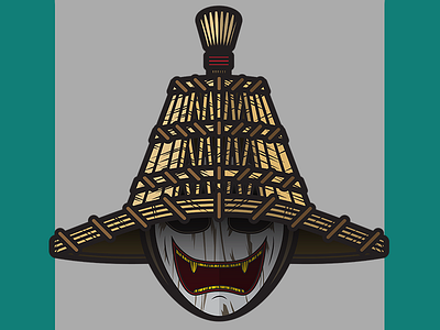 For Honor Sub-Reddit Flair: Nobushi art fighting for honor graphic design helmet illustration medieval naginata nobushi samurai vector video games