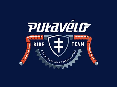 Pułavelo bicycle bike club cycling handlebars road shield velo