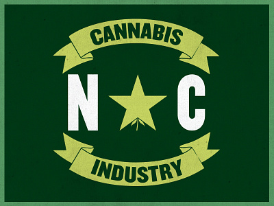 NC Cannabis Industry branding cannabis green industry legal legalize marijuana nc north carolina pot star weed
