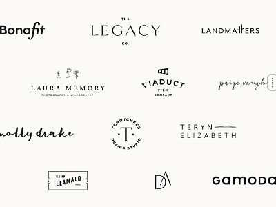 2017 Logo Roundup 01 branding lettering logo submark typography