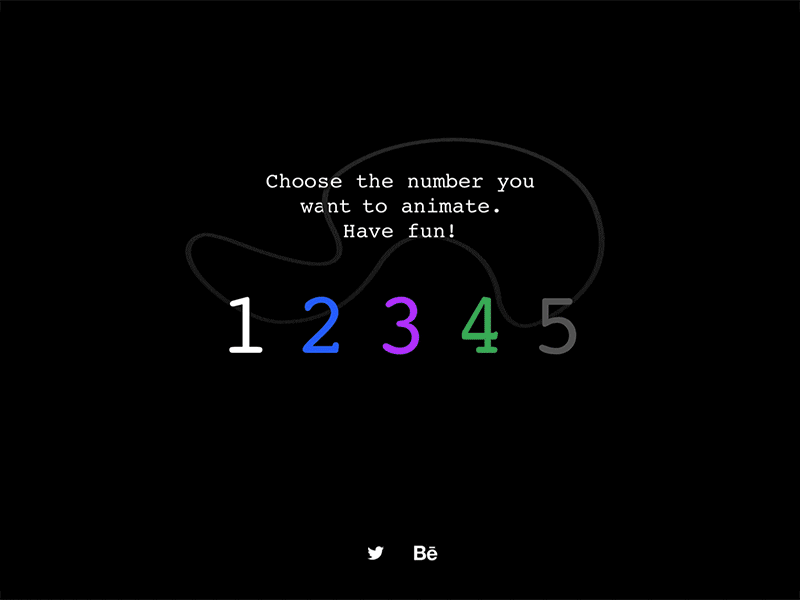 Fun Animation V2 is out! animation courier fun interactive javascript loader mega numbers tap to play version 2 website 🔥