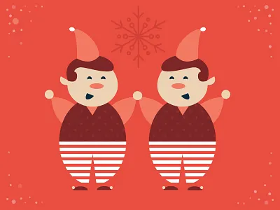 Elvez christmas elf elves holiday lemonly michael j mazourek michael mazourek mike mazoo red santa snow winter