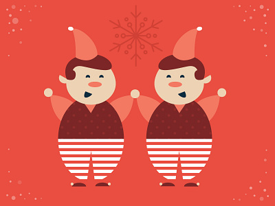 Elvez christmas elf elves holiday lemonly michael j mazourek michael mazourek mike mazoo red santa snow winter