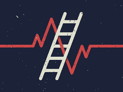 Life Ladder grunge ladder lifeline vector