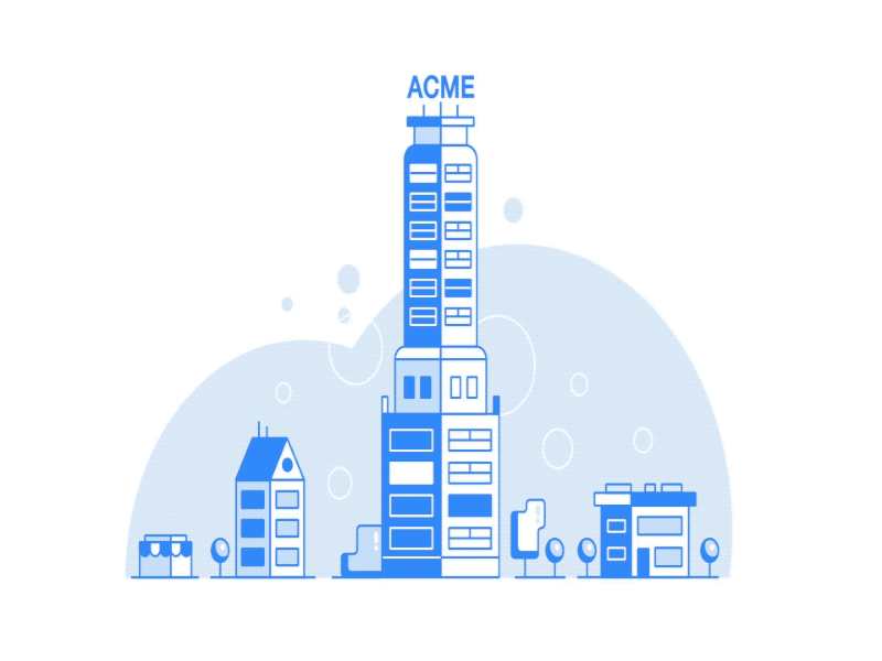 Allianz Acme animation character design characters explainer explainer video fun illustration motion graphics outline simple illustration