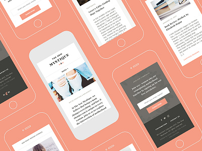 The New Mystique Mobile development responsive web design website wordpress