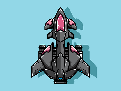 2D Spacecraft Game Asset 2d aircraft airplane arcade game shooter shooting spacecraft spaceship