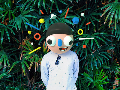 Self Portrait 3d c4d character cinema 4d colorful octane portrait