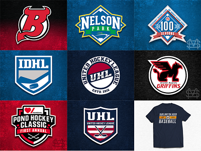 Top 9 Shots of 2017 2017 2017 shots 9 baseball branding hockey identity illustration logo shots sports top 9 shots