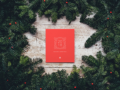 Season's Greetings 🎄🏷 // 2017 Xmas card design // card design enveloppe flat holidays illustration illustrator postcard