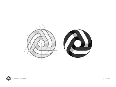 The letter O - monogram / logo / logotype / icon design flat icon illustration letter lettering logo logotype mark monogram type typography