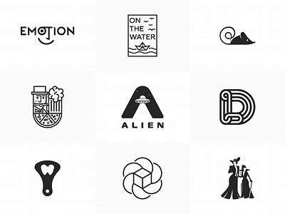 Best 9 from 2017 2017 best 9 logo logo design logomark logotype